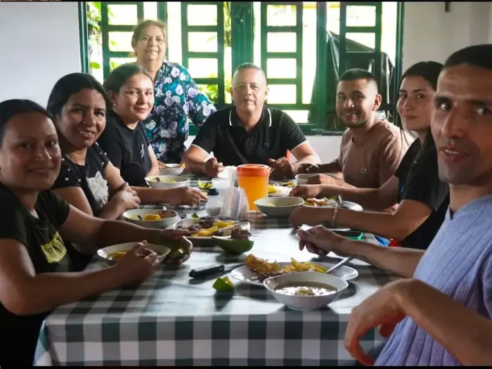 Comida de campo y sancocho de leña en La Plata
